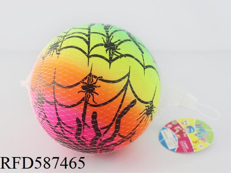 6 INCH THICK RAINBOW SPIDER BALL