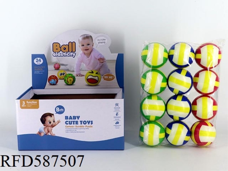 6.3CM VOLLEYBALL 24 PACK