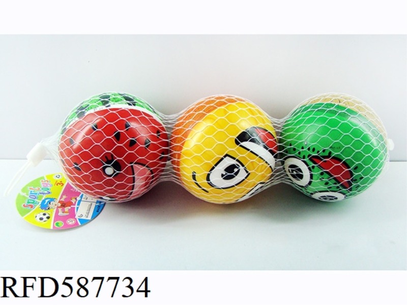 3-INCH SMILING WATERMELON BALL