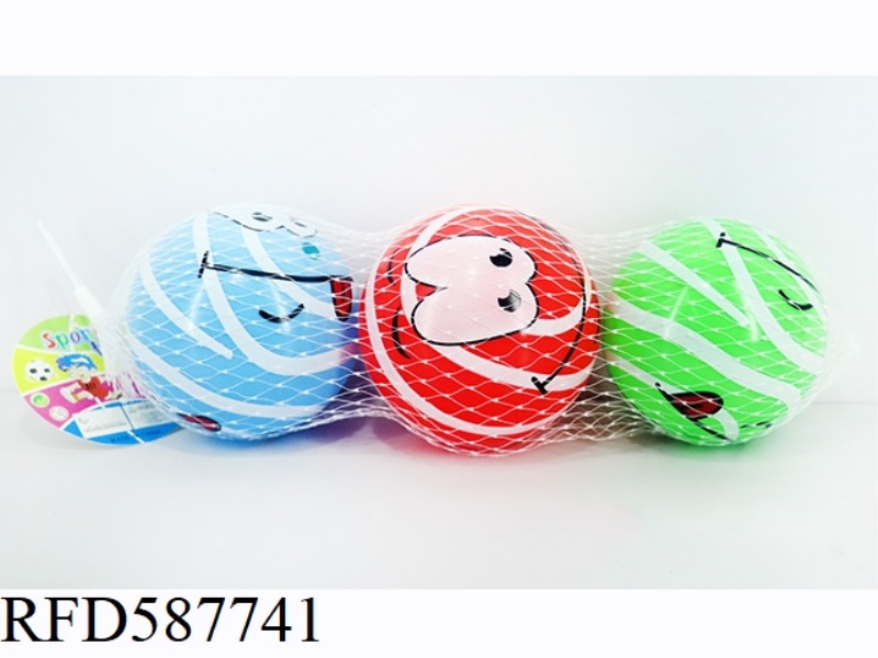 3 INCH SMILEY TOY BALL