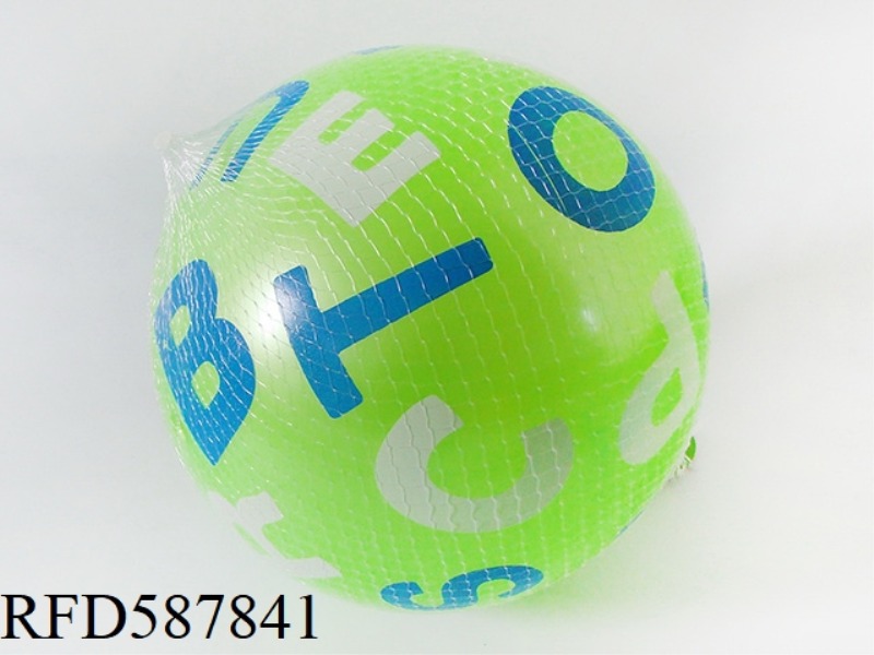 9-INCH LETTER TWO-COLOR BALL (4-COLOR MIXING)