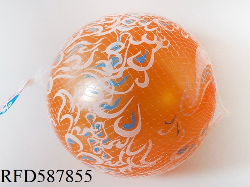 9 INCH PEACOCK TWO-COLOR BALL (4-COLOR MIXING)