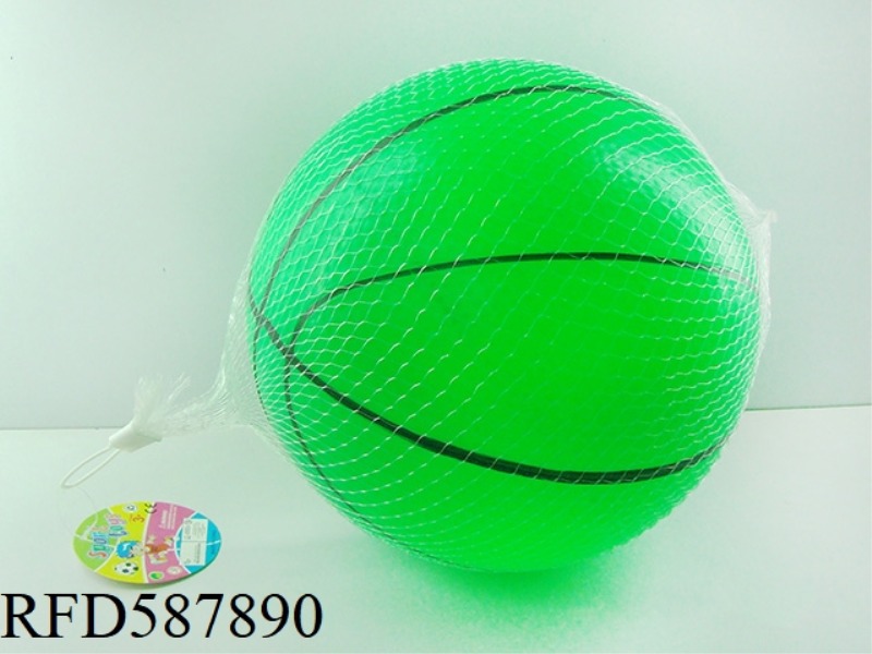 9-INCH CROSSED BASKETBALL (4-COLOR MIXED)
