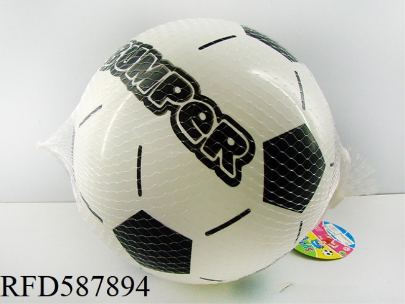 9-INCH BLACK AND WHITE FOOTBALL