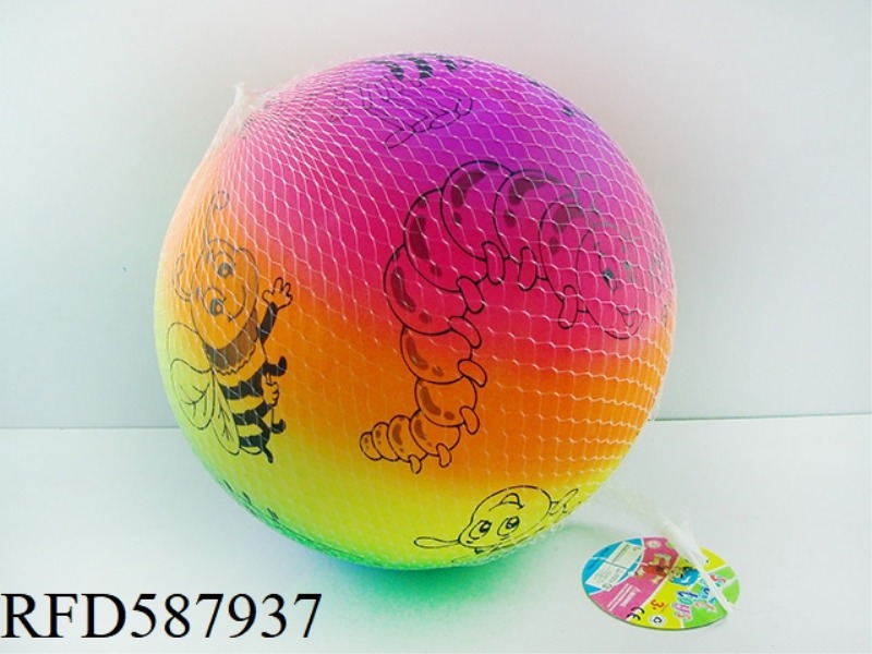 9 INCH RAINBOW INSECT BALL