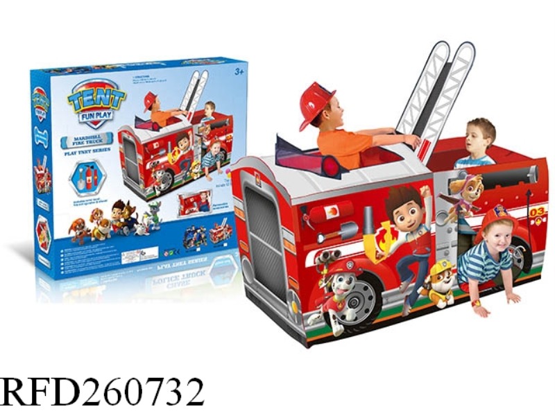 FIRE ENGINE TENT(WITH BALL 12PCS)