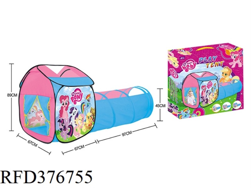 TWO-IN-ONE MY LITTLE PONY GAME HOUSE INTEGRATED TUNNEL CLIMBING TUBE