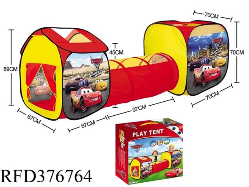 THREE-IN-ONE CAR STORY GAME HOUSE INTEGRATED TUNNEL CLIMBING TUBE TENT