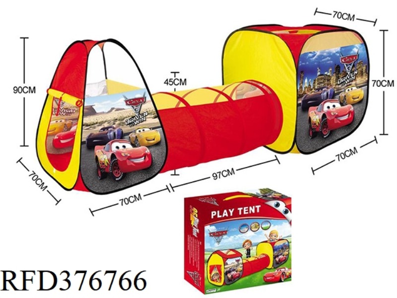 THREE-IN-ONE CAR GENERAL MOBILIZATION TENT COMBINED TUNNEL CLIMBING GAME HOUSE