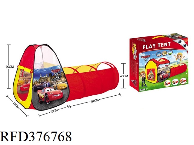 TWO-IN-ONE CAR GENERAL MOBILIZATION TENT INTEGRATED TUNNEL CLIMBING TUBE