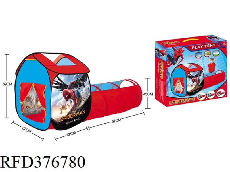 TWO-IN-ONE SPIDERMAN GAME HOUSE INTEGRATED TUNNEL CLIMBING TUBE