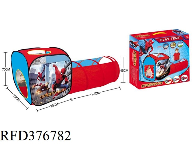 TWO-IN-ONE SPIDERMAN GAME HOUSE INTEGRATED TUNNEL CLIMBING TUBE