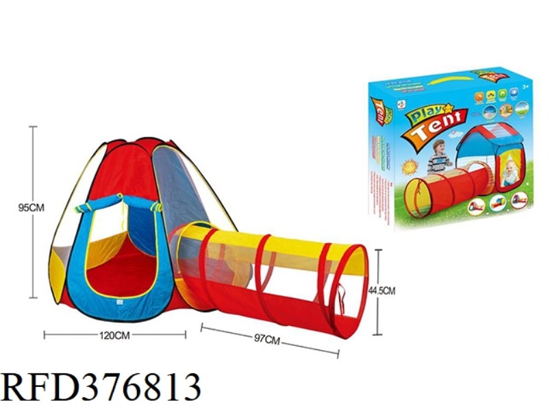TWO-IN-ONE CHILDREN'S TENT COMBINED TUNNEL CLIMBING TUBE