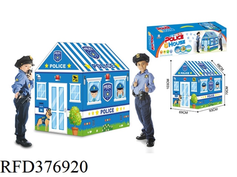 CHILDREN'S POLICE CAR HOUSE TENT HOUSE