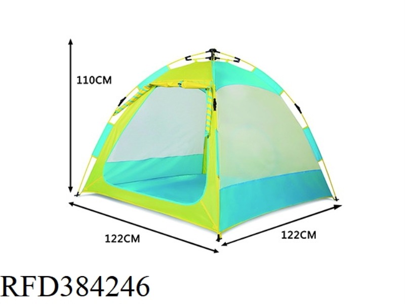 AUTOMATIC SHRINKING AND FOLDING OUTDOOR TENT 180T MIXED COLOR CLOTH
