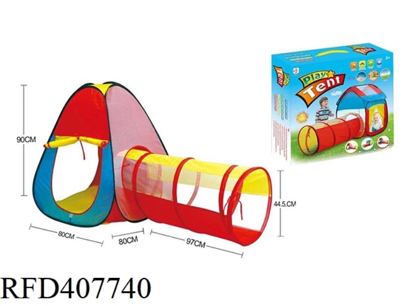 TWO-IN-ONE CLIMBING TUBE CHILDREN'S TENT