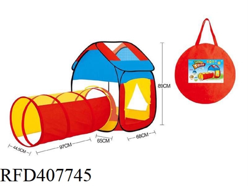 TWO-IN-ONE CLIMBING TUBE CHILDREN'S TENT