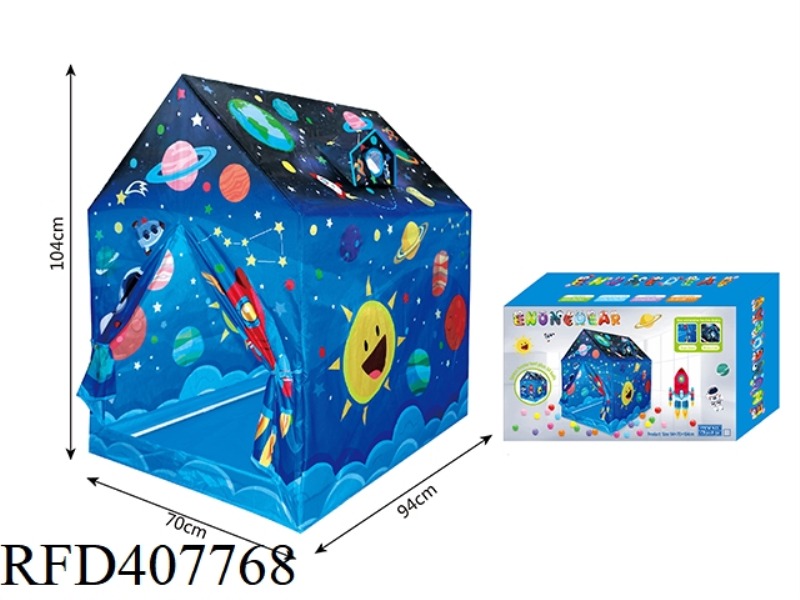 SPACE HOUSE TENT WITH 50 OCEAN BALLS