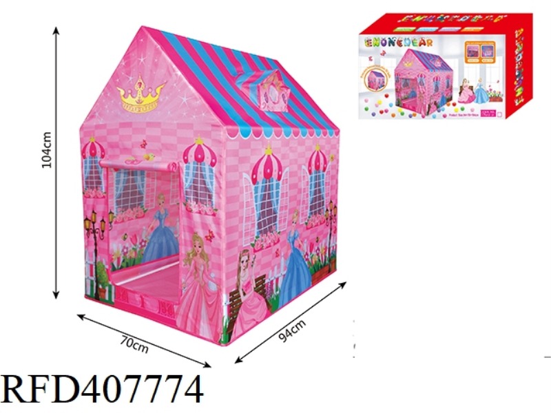 PRINCESS HOUSE TENT WITH 50 OCEAN BALLS