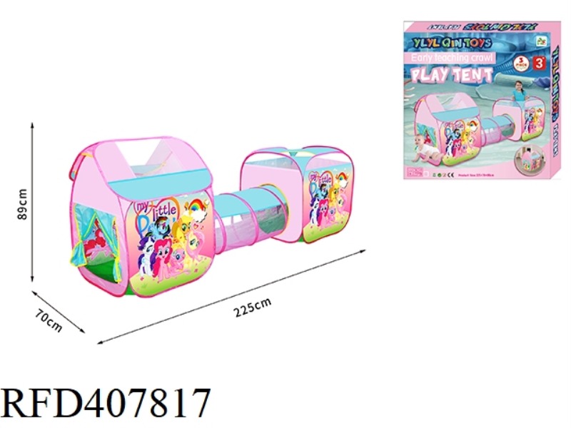 MY LITTLE PONY THREE-IN-ONE PASSAGE TENT