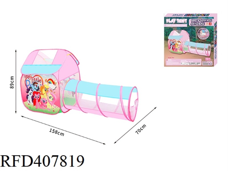 MY LITTLE PONY TWO-IN-ONE TUNNEL TENT