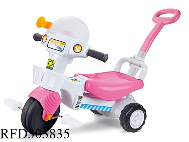 PINK XBABY SLIDE WALKER WITH LIGHT AND MUSIC+PUSH AND PULL