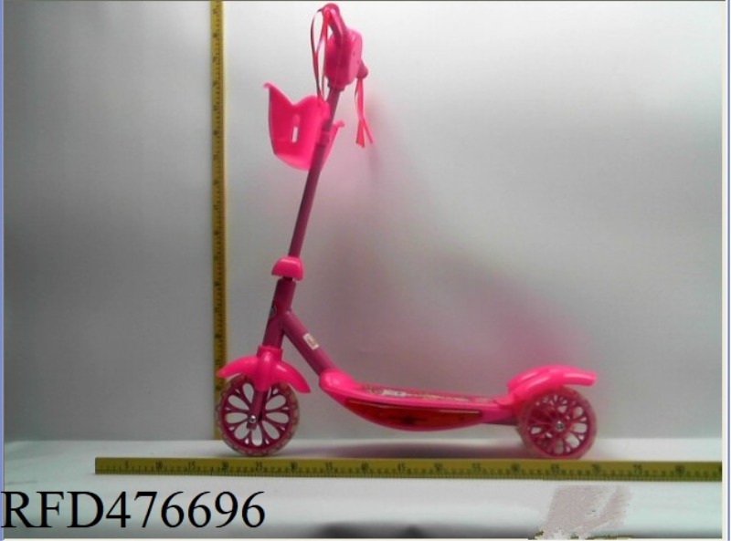 THREE-WHEELED CHILDREN'S SCOOTER WITH LIGHT MUSIC