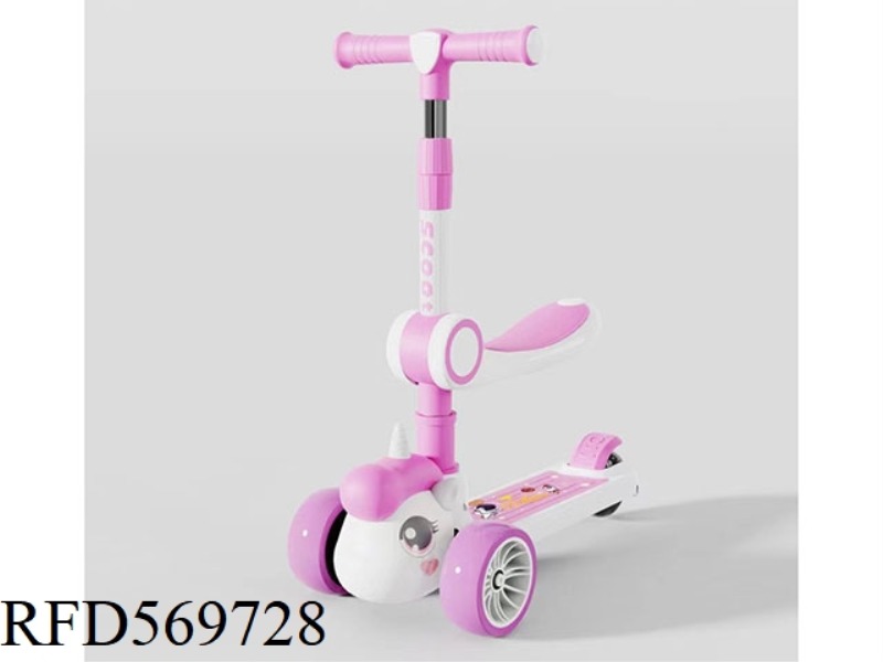 UNICORN SCOOTERS WITH FOLDING SEATS