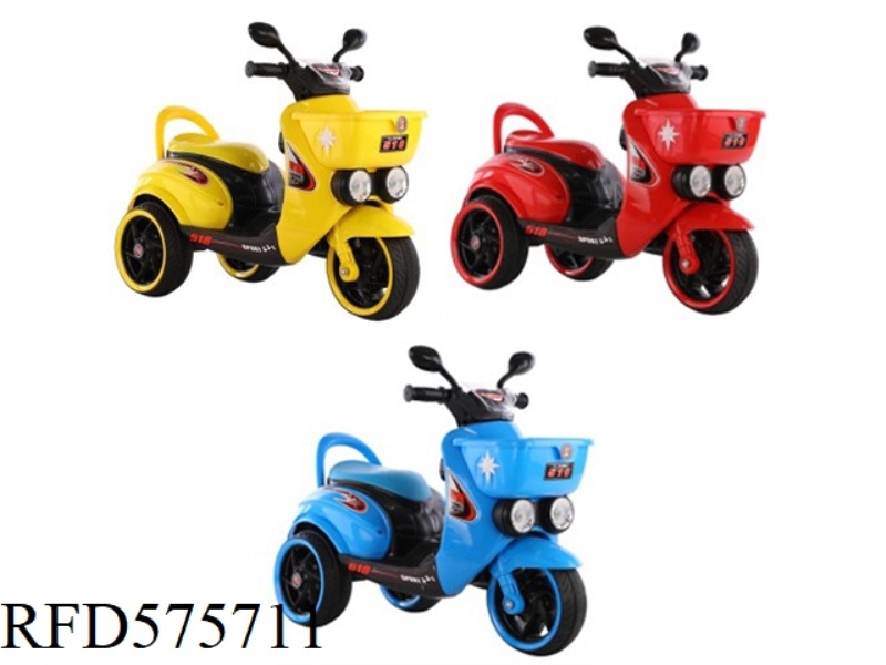 ELECTRIC THREE-WHEELED MOTORCYCLE FOR CHILDREN
