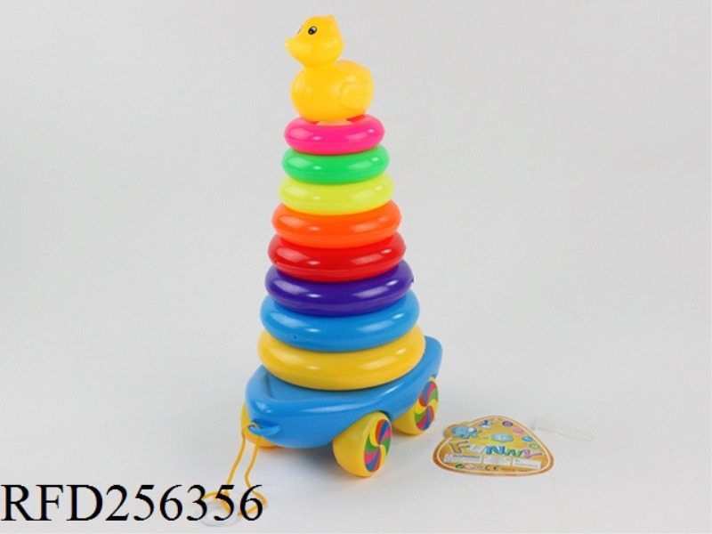 DRAG A 9-STORY ROUND RING DUCK