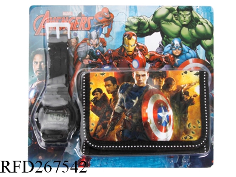 3D LITERAL ELECTRONIC WATCH WITH LASER MONEY BAG