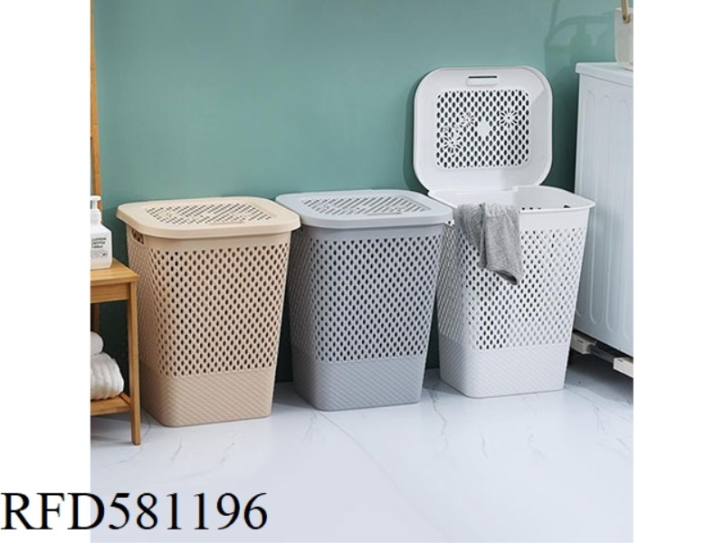 SQUARE LAUNDRY BASKET MATERIAL :PP