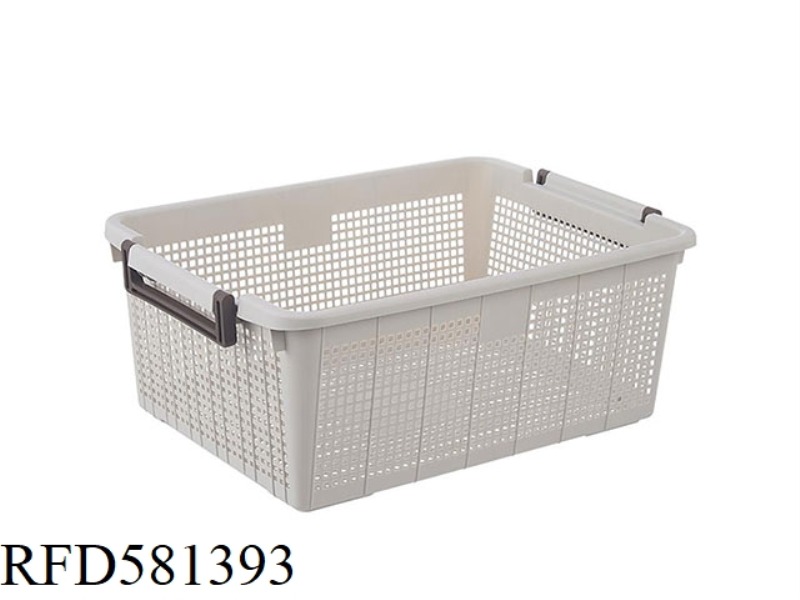 JAPANESE SUPERIMPOSED STORAGE BASKET (SMALL) MATERIAL :PP