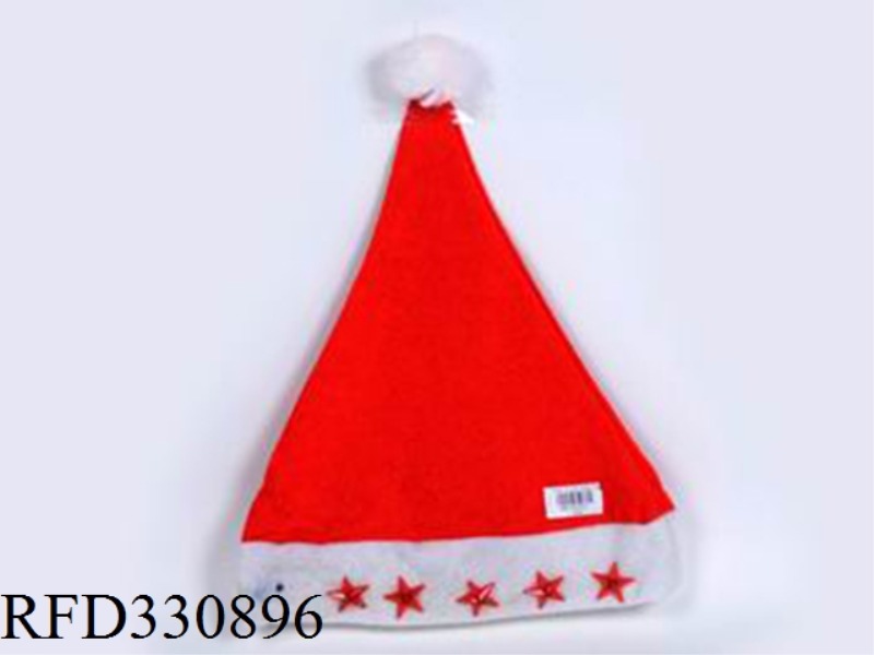 GLITTER CHRISTMAS HAT(12PCS/bag)
