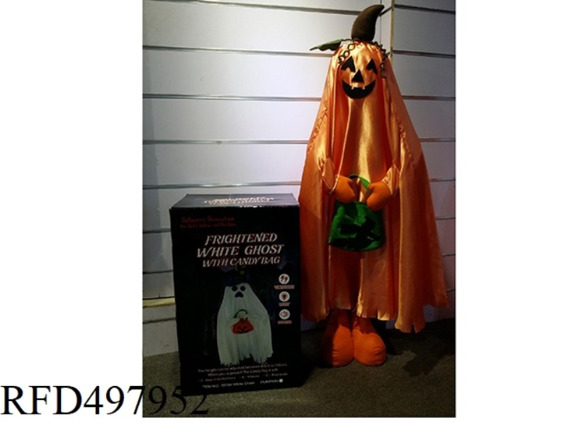 LIGHT-CONTROLLED PUMPKIN AND GOODIE BAG DISPLAY