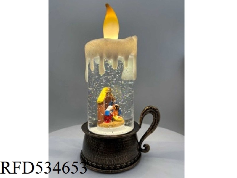INNER ROTATING LARGE CANDLE (RELIGIOUS)