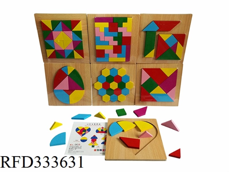 WOODEN PUZZLE VARIETY PUZZLE (MIXED PACK)
