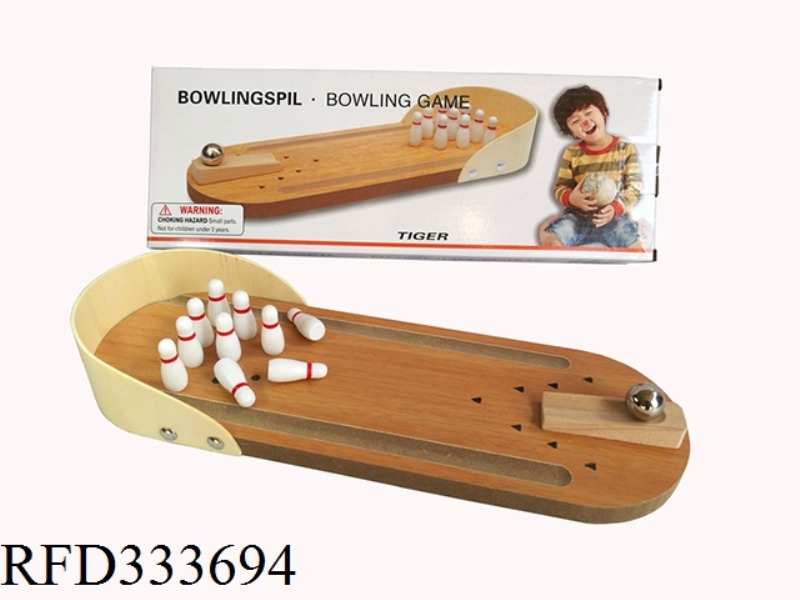 WOODEN BOWLING GAME