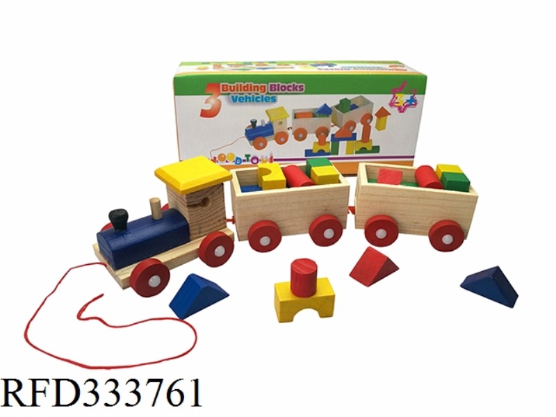 SMALL TRAIN WITH WOODEN BLOCKS