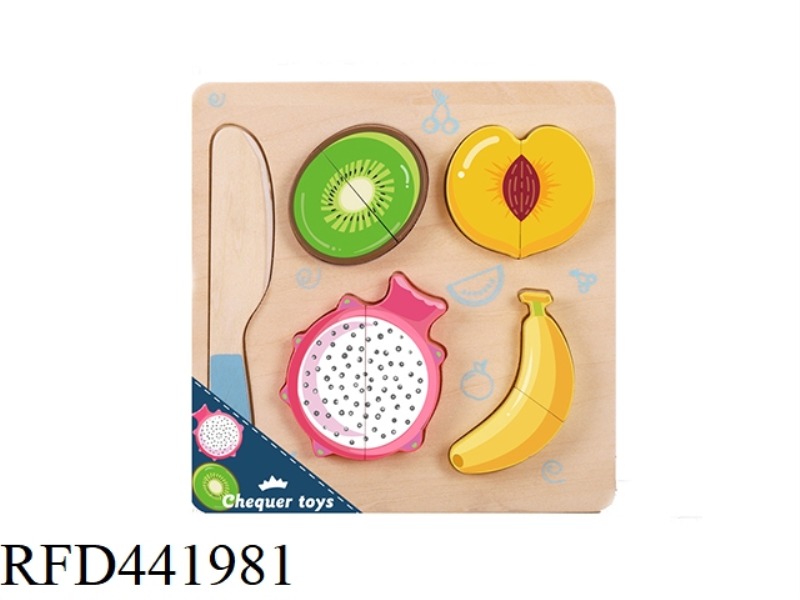 WOODEN SMALL FRUIT CUT MUSIC PUZZLE