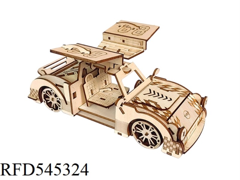 COOL WOODEN SPORTS CAR