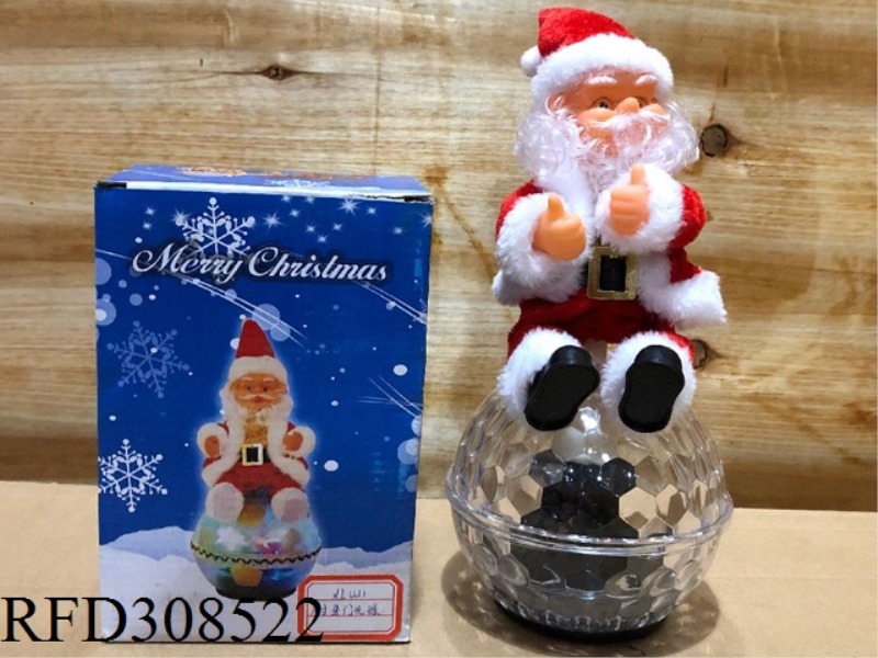 10“ FATHER CHRISTMAS WITH LIGHT