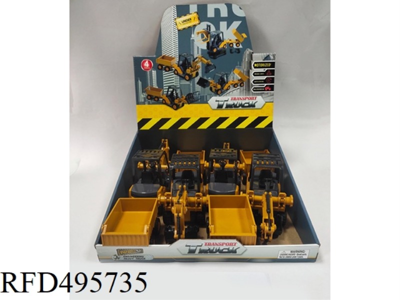 EARTHMOVING TRANSPORT FOR ENGINEERING (BOX OF 4)