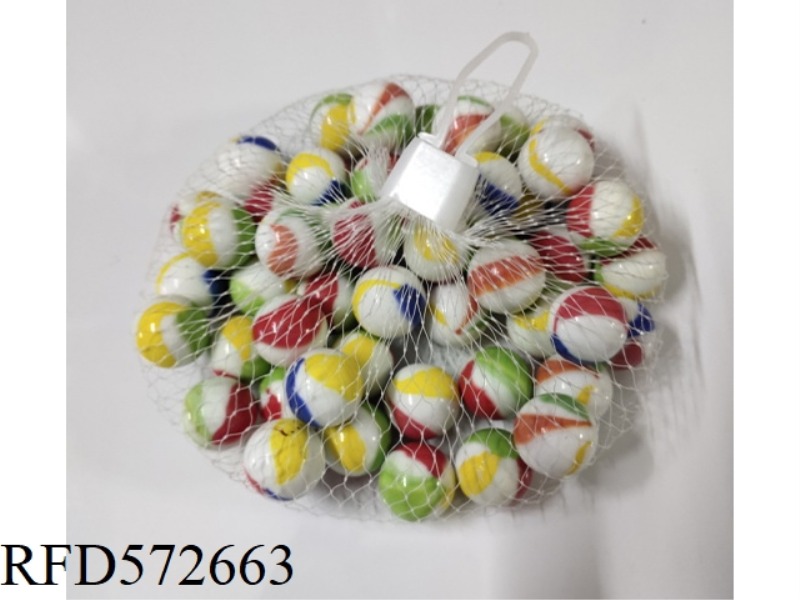 OPAL PAINTED GLASS BEADS