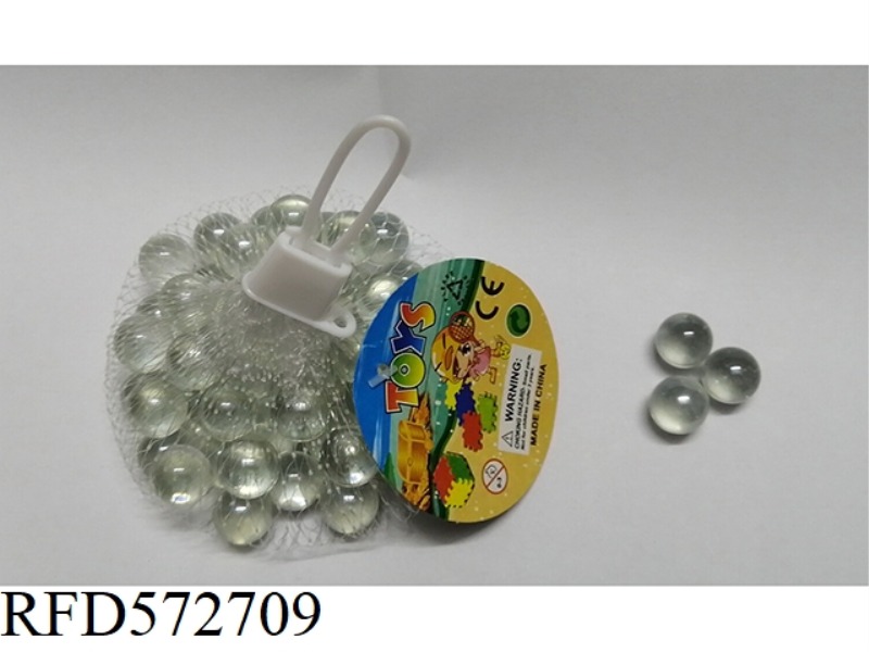 14MM COLORED WHITE GLASS BEADS