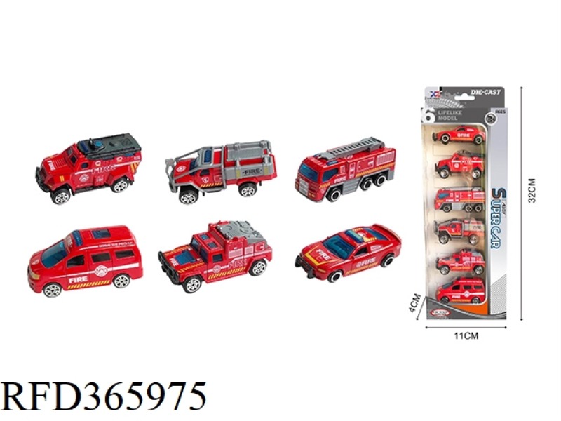 SET OF 6 FIRE POLICE SERIES