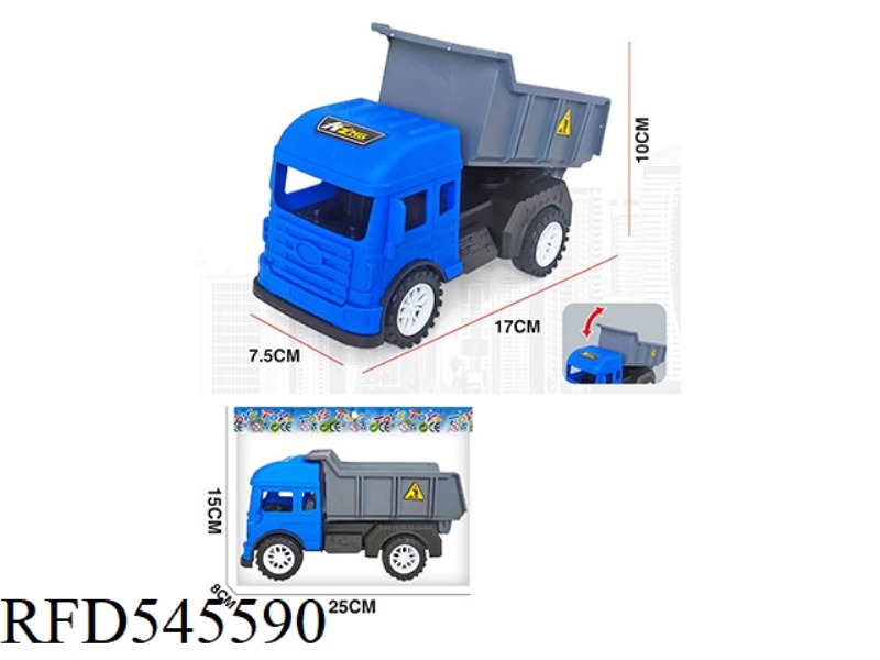SOLID COLOR SIMULATION ENGINEERING TRUCK A DUMP TRUCK