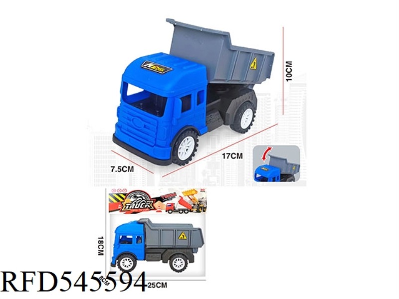 SOLID COLOR SIMULATION ENGINEERING TRUCK A DUMP TRUCK