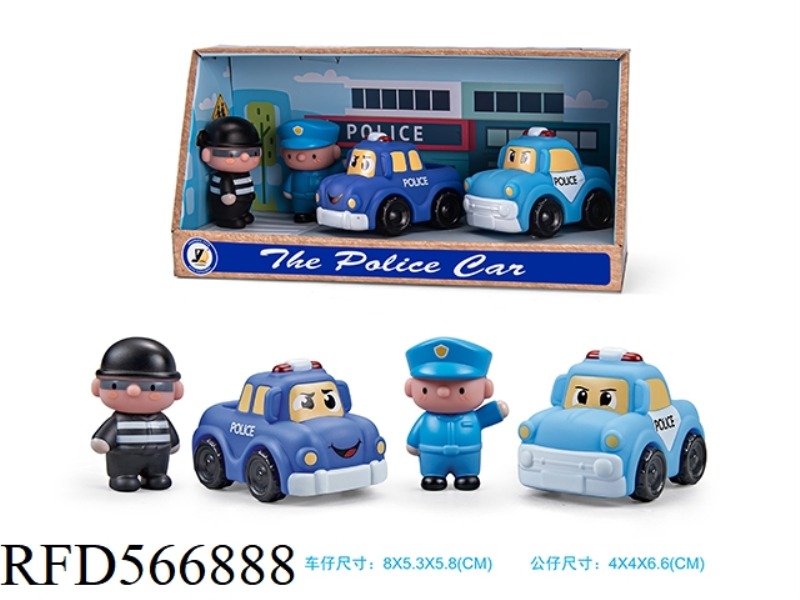 POLICE CAR + DOLL COMBO (TAXI)