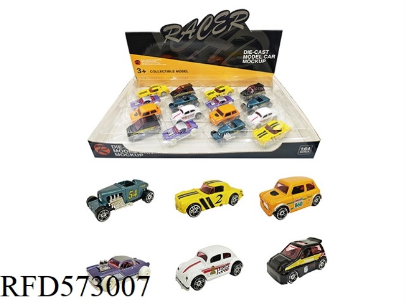 1:64 ALLOY CLASSIC CAR 16 DISPLAY BOXES ONLY